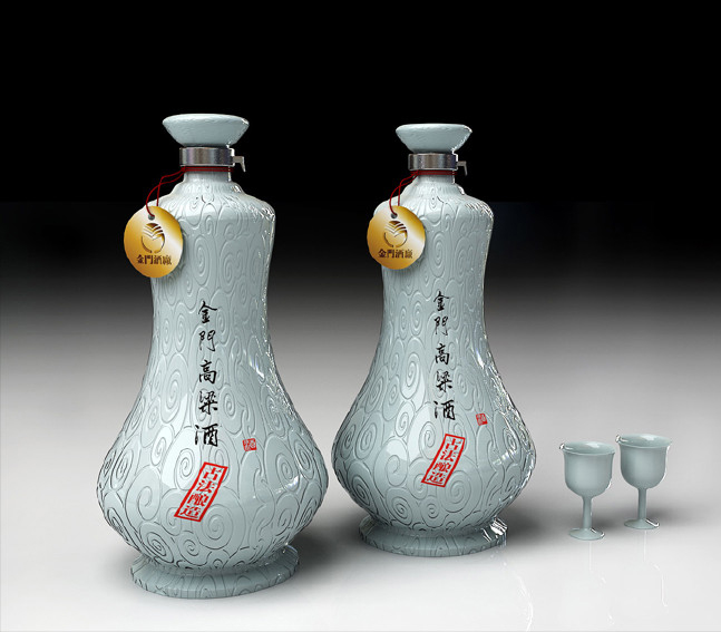 500毫升裝 1斤景德鎮陶瓷酒瓶訂制定制